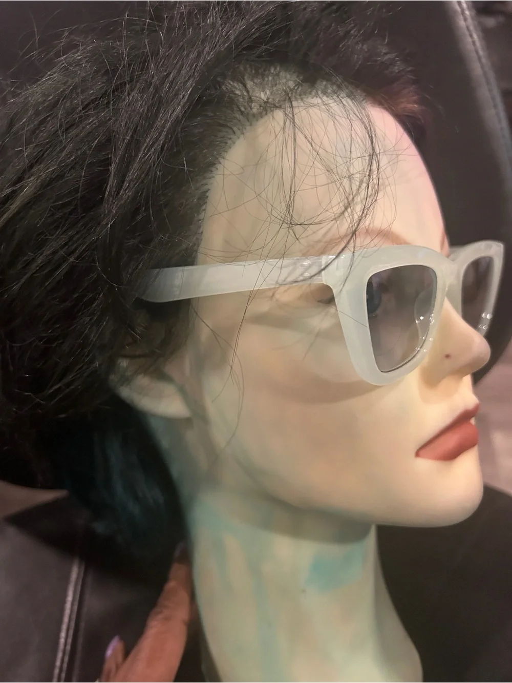 Pastel Green Cat-Eye Women's Sunglasses - Unbranded